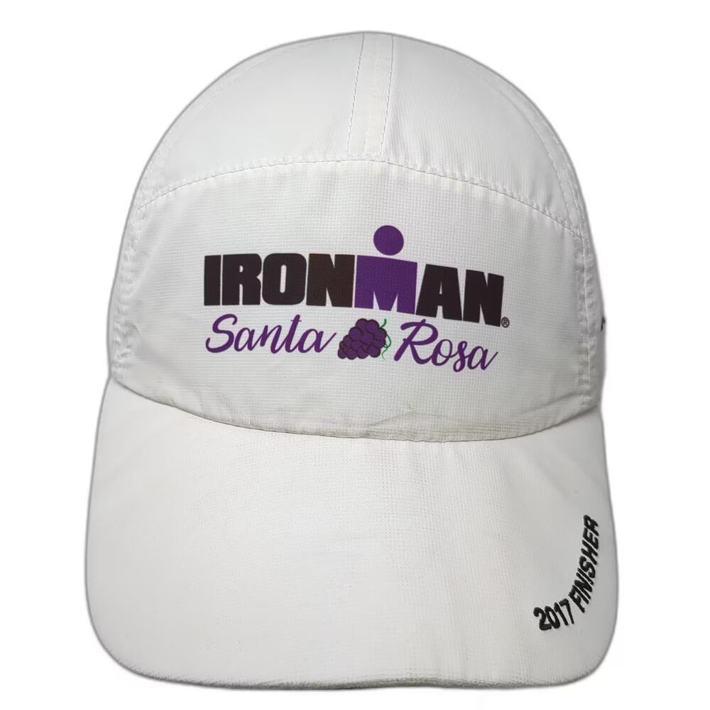 Boco Gear Ironman Santa Rosa 2017 Finisher 5 Panel Hat White One Size Triathlon